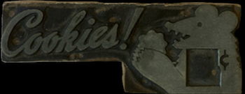 photo of letterpress block described as '