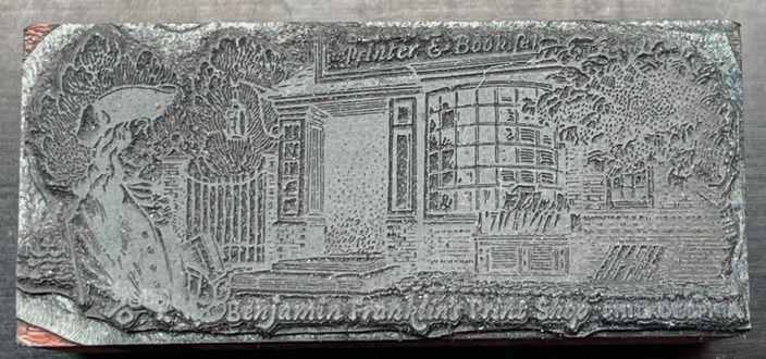 photo of letterpress block described as '