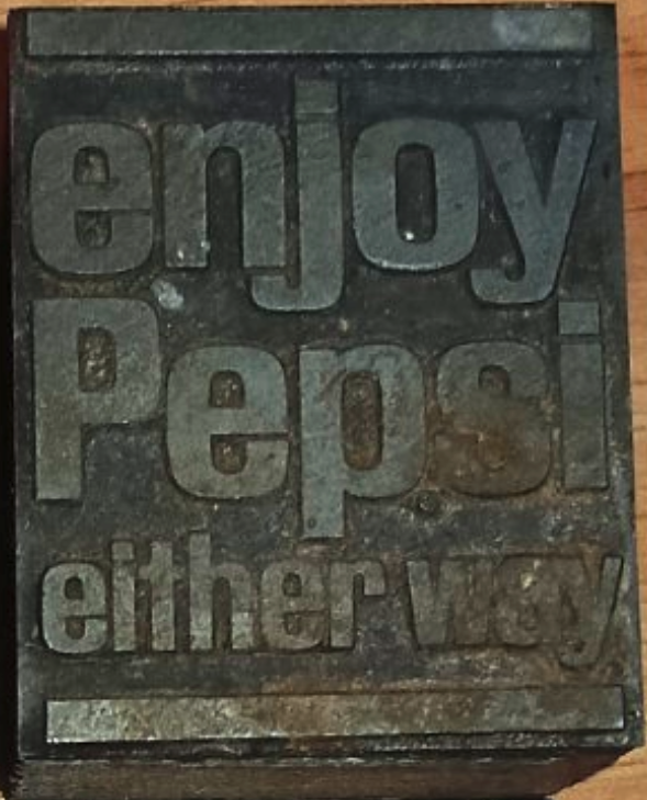 photo of letterpress block described as '